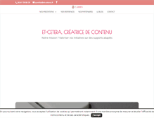 Tablet Screenshot of et-cetera.fr